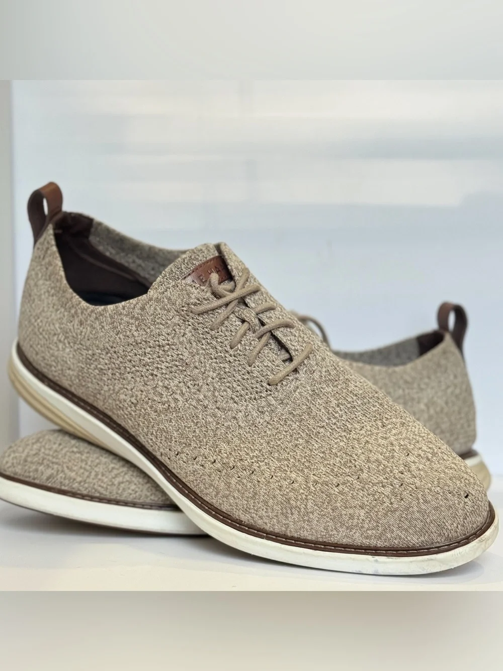 Cole Haan GrandEvolution Stitchlite Oxford Cement Walnut Men’s 12M C33108